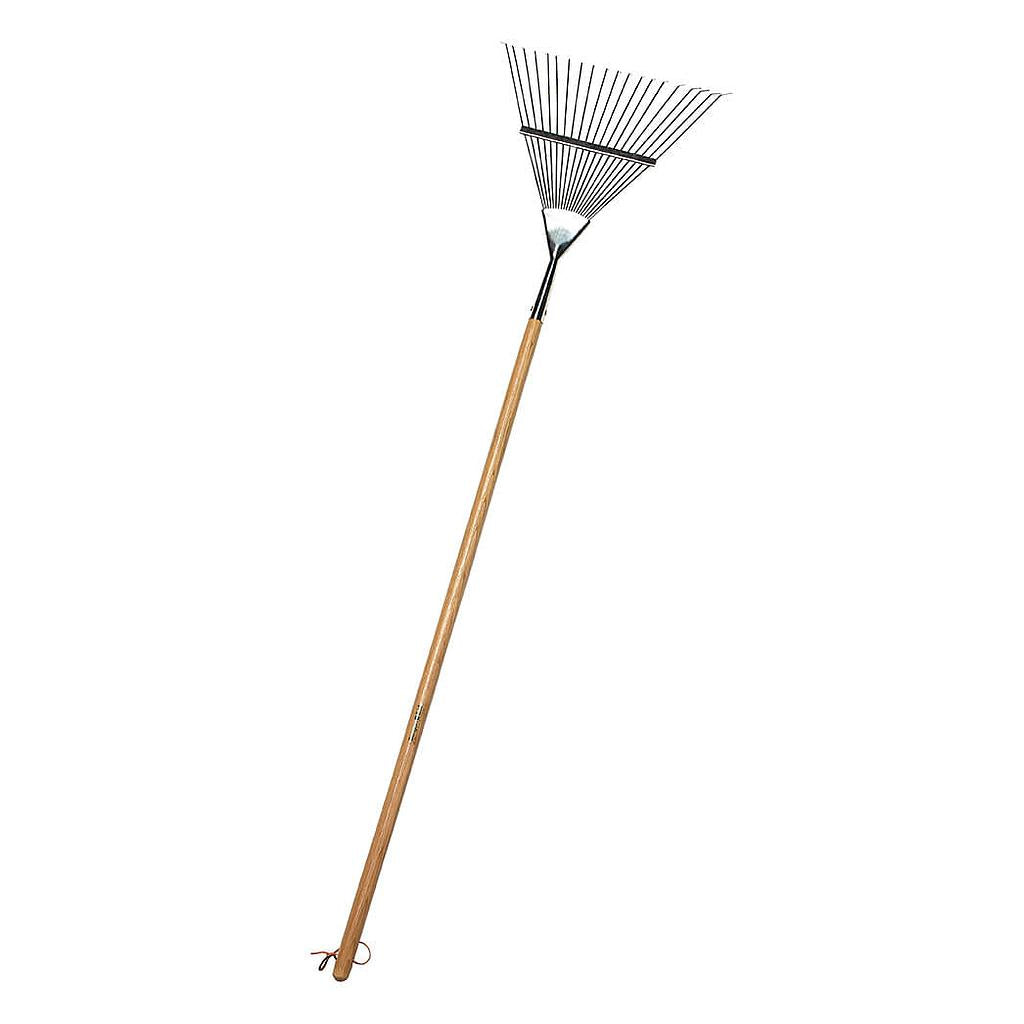 Burgon & Ball - Stainless Flexi-Tined Lawn Rake - Professional Turf Ca