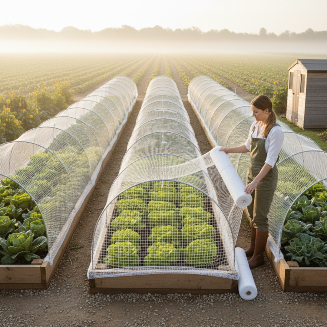 Fitted Insect Net – Large (2.8m x 2.8m Cube) – Full-Form Tree & Crop P