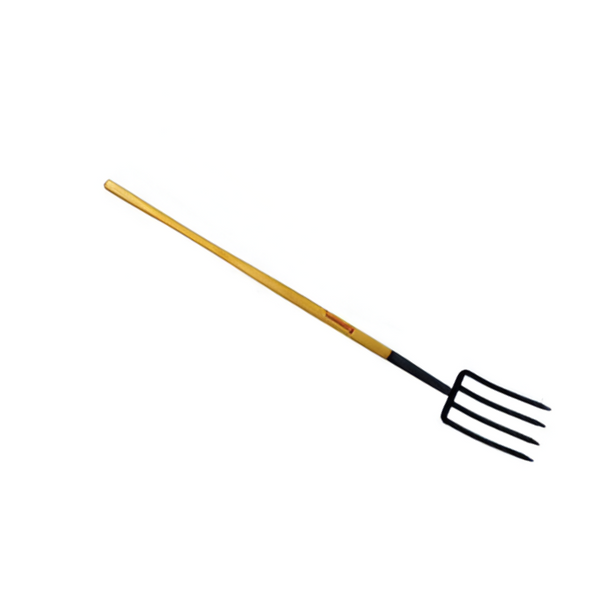 Corona Spading Fork – Long Handle – Heavy-Duty Power for Breaking Dense, Heavy Soils