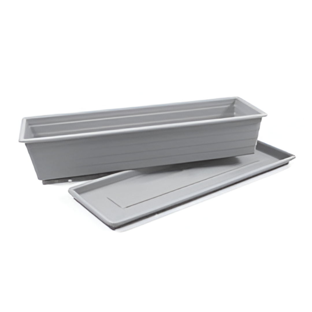 500mm Window Box – Slate Grey, 7.4L Capacity, Australian Made