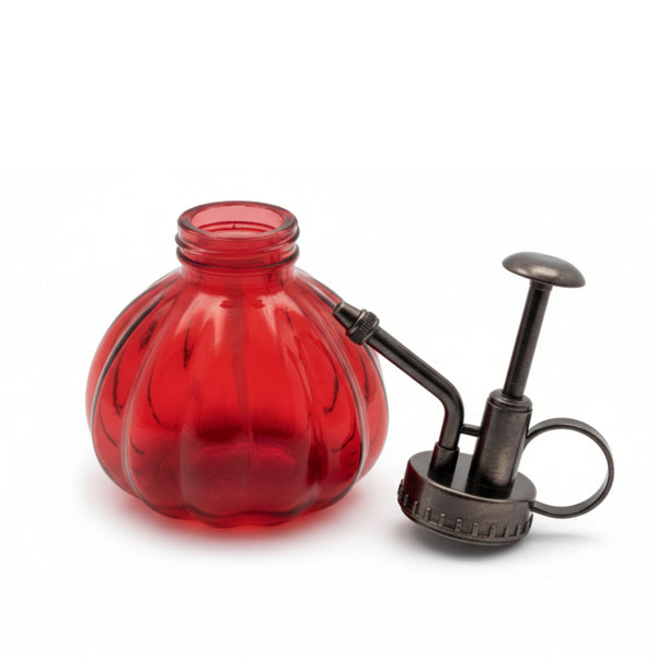 RYSET Retro Red Mister - Vintage Glass Mister for Indoor Plants