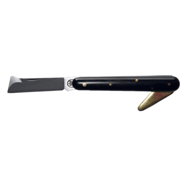 Due Buoi Folding Spatula Budding Knife – Professional Italian Budding Knife with Folding Brass Spatula