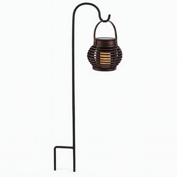 Sheperds Hook Stand - 1500mm Tall, Heavy Duty Steel - Free-Standing Display for Hanging Baskets and Lanterns
