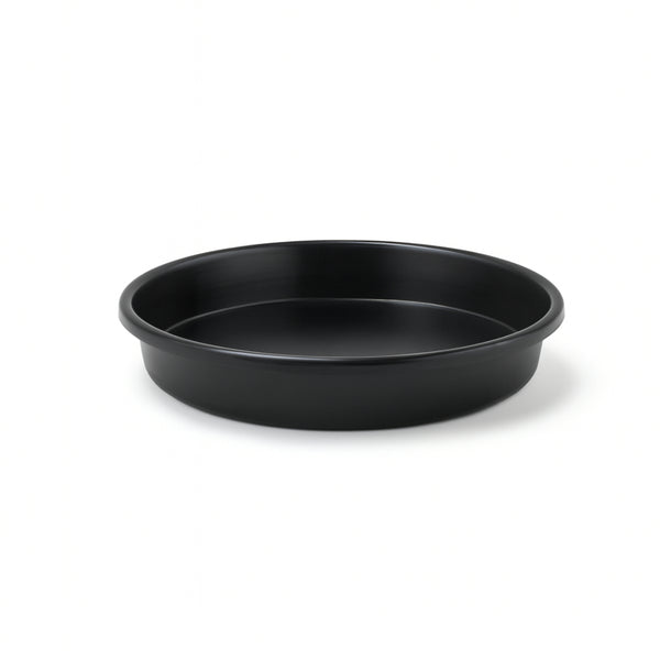 Black Plastic Saucer- 175mm Pot Compatibility - Heavy-Duty Drip Tray & Surface Protector