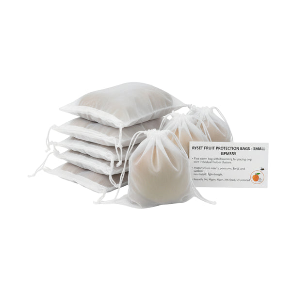 Ryset Fruit Protection Bags – Small – Reusable Fine Mesh Protection for Individual Fruit