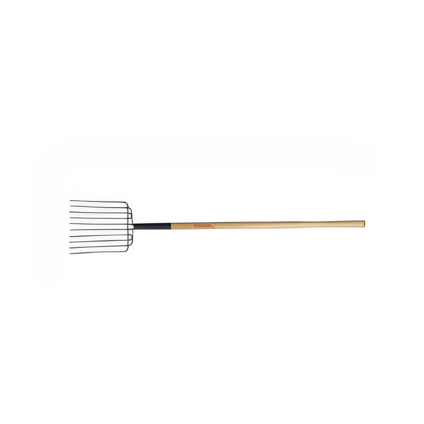 Corona Manure Fork – 10 Tine – Heavy-Duty Fork for Dense & Damp Materials
