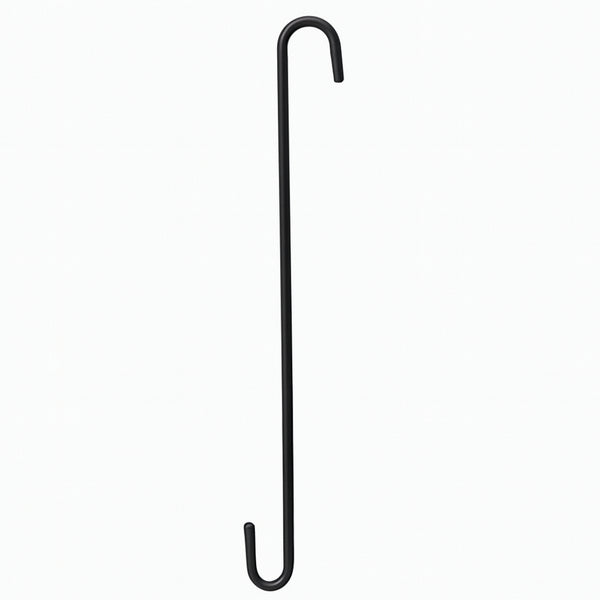 Steel S Hook - 600mm x 6mm Diameter - Heavy-Duty Suspension and Hanging for Pots, Rails, and Tools