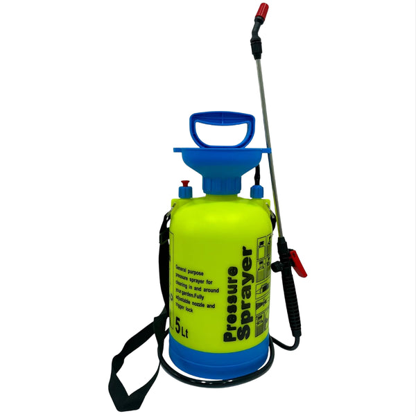 RYSET 5 Litre Pressure Sprayer – Heavy Duty Workhorse with Fibreglass Lance