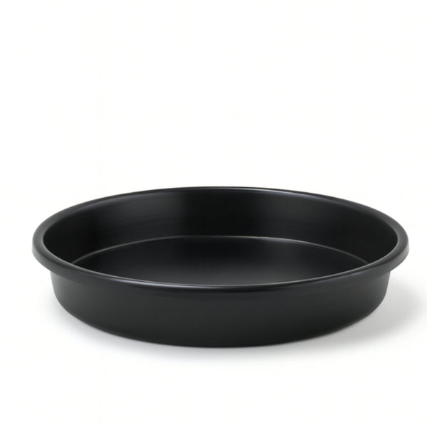 Black Plastic Saucer - 500mm Pot Compatibility - Commercial-Scale Plant Protection & Base