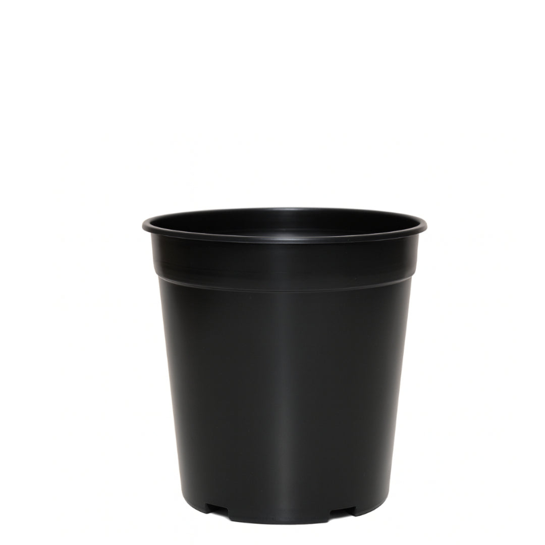 175mm STD Black Pot - 2.8 Litre Volume - Medium Grow-Out & Retail Pot