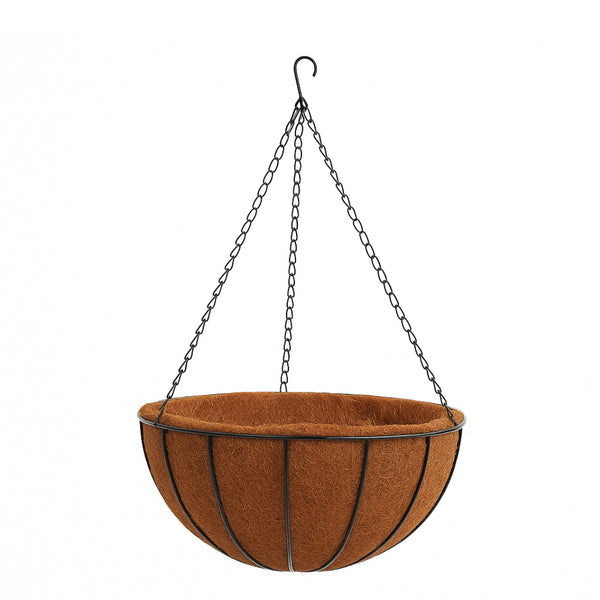 400mm Wire Hanging Basket Liner - 400mm Diameter - Classic Garden Display for Flowers and Plants