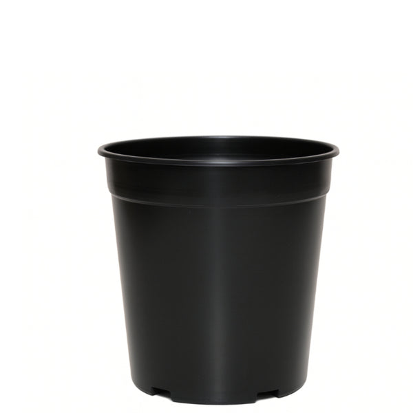 200mm STD Black Pot - 4.6 Litre Volume (200mm Height) - Large Grow-Out & Container Gardening