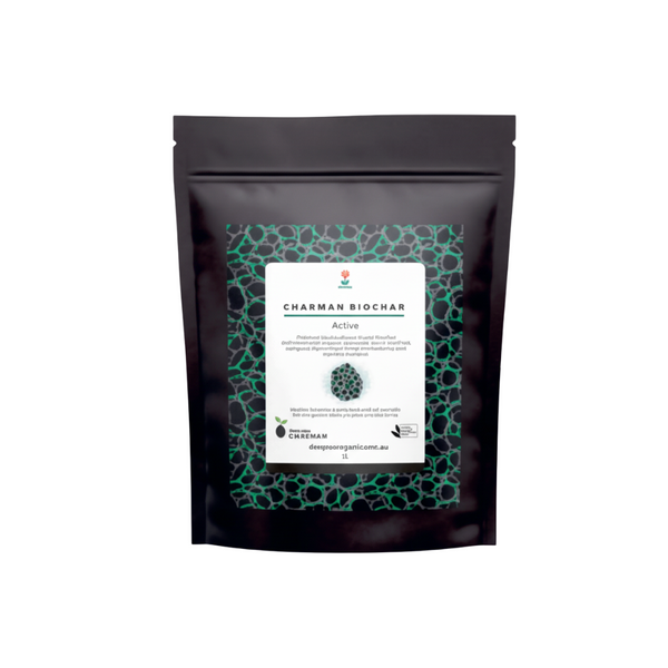 Biochar Active – Premium Nutrient-Charged Horticultural Biochar (2 Litre)