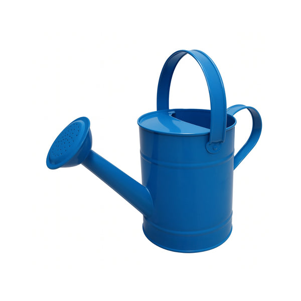 Kid's Metal Watering Can – Blue -Bright, Durable & Perfect for Young Garden Helpers