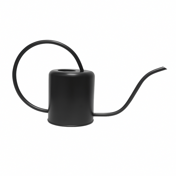1.5L Matte Black Watering Can – Premium Indoor Elegance