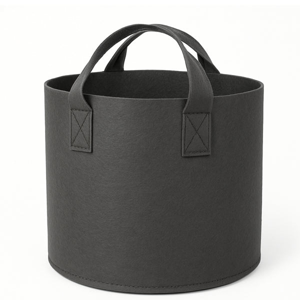 40 Litre (10 Gallon) Fabric - 400mm Diameter (300mm High) - Commercial Root Aeration Grow Bag