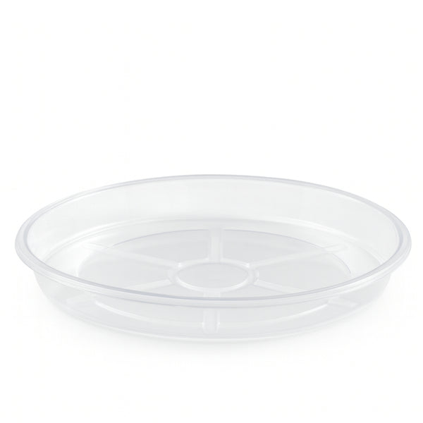 Clear Plastic Saucer – 175mm Diameter – UV Protected Indoor & Outdoor Use