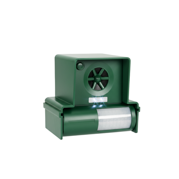 Animal Away Plus – Motion-Activated Ultrasonic/Sonic Pest Deterrent with Strobe Light