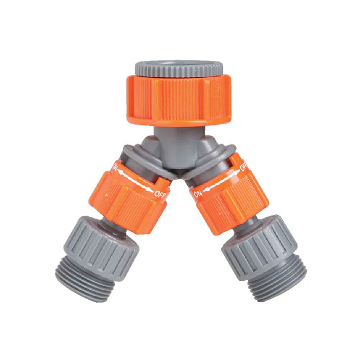 6 x Pope - 2 Way Plastic Swivel Tap – Universal Dual-Outlet Water Dist