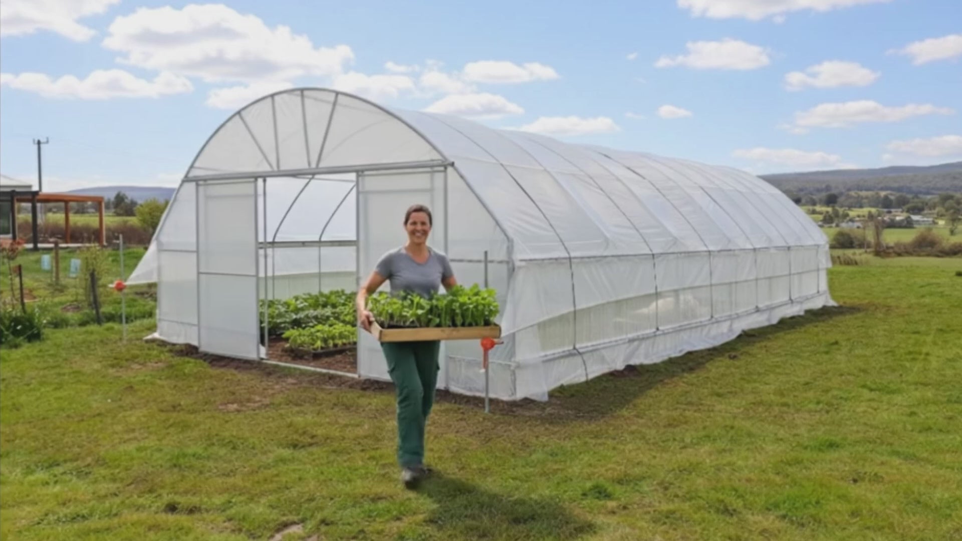 Elite Polytunnel Greenhouse Kit | Extra Strength & Ventilated Design ...