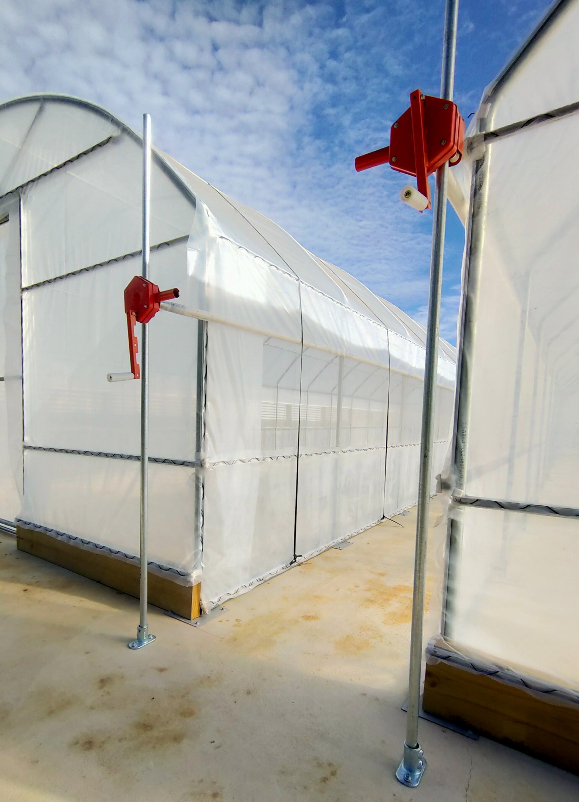 Greenhouse Roll-Up Window Kit | Ventilation & Temperature Control