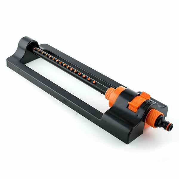 Aifa 20-Hole Oscillating Sprinkler - Multi-Position Coverage up to 300 sq.m (3200 sq.ft) - Wide Area Lawn and Garden Irrigation System
